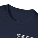 White Ink Dyslexic Pines Tee for laughing and making people question their intoxication levels.