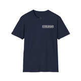 White Ink Dyslexic Pines Tee for laughing and making people question their intoxication levels.