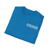 White Ink Dyslexic Pines Tee for laughing and making people question their intoxication levels.