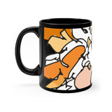 "Signs and Time LEO" Black Mug 11oz