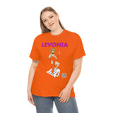 Levonia and Her Deck Chair Heavy Cotton Tee