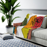 The Dancers Velveteen Plush Blanket