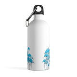 Blue Flamingo Water Bottle