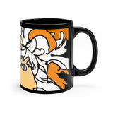 "Signs and Time LEO" Black Mug 11oz