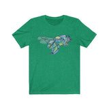 Blue Orchid Bee Short Sleeve Tee