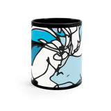 Aquarius Black mug 11oz
