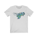 Blue Orchid Bee Short Sleeve Tee