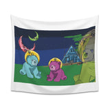 Crescent Bears Wall Tapestry