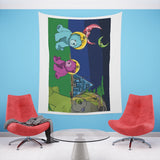 Crescent Bears Wall Tapestry