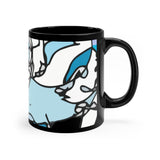 Aquarius Black mug 11oz