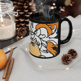 "Signs and Time LEO" Black Mug 11oz