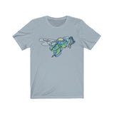 Blue Orchid Bee Short Sleeve Tee