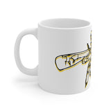 Original Dawson Bee Blind Contour Mug 11oz