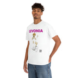 Levonia and Her Deck Chair Heavy Cotton Tee