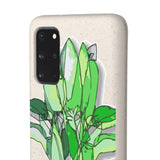 "Palm Leaves" Blindcontour Biodegradable Case