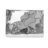"La Joie de Vivre" Blind Contour Pouch