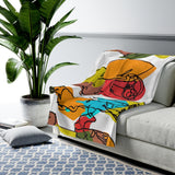 The Dancers Velveteen Plush Blanket