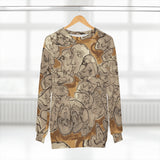 "Six Degrees of Separation"...  Conversation Piece Unisex Sweatshirt