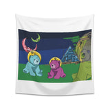 Crescent Bears Wall Tapestry