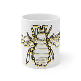 Original Dawson Bee Blind Contour Mug 11oz
