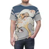 Golden Octopus Unisex AOP Cut & Sew Tee