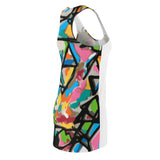 Fashionista in your step with Sklarsky's "Hipster Jesus" Women's Racerback Dress