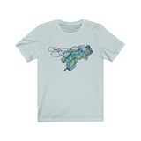 Blue Orchid Bee Short Sleeve Tee