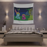 Crescent Bears Wall Tapestry