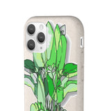 "Palm Leaves" Blindcontour Biodegradable Case