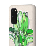 "Palm Leaves" Blindcontour Biodegradable Case
