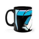 Aquarius Black mug 11oz