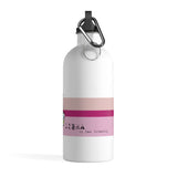 Stainless Steel Water Bottle. From Sklarsky's  one line contour series - "Signs and Time"