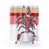 "Signs and Time SCORPIO"  Shower Curtains