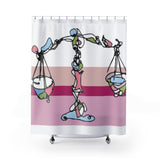 LIBRA Signs and Time Shower Curtain