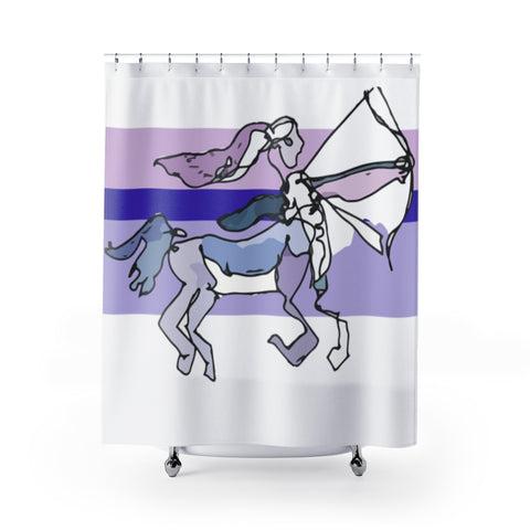 "Signs and Time SAGITTARIUS" Shower Curtains