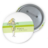 "Signs and Time" Virgo Custom Pin Buttons
