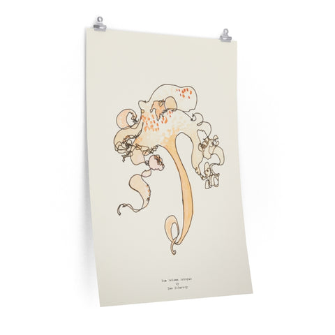 The Golden Octopus Premium Matte Print