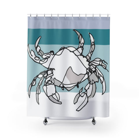 "Sign and Times CANCER" Shower Curtain