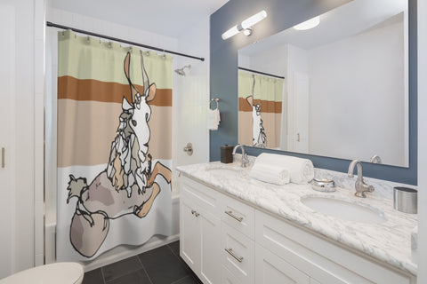 CAPRICORN Signs and Time Shower Curtain