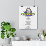 Official Over the Rainbow Tour Poster