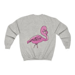 Full Pink Flamingo Heavy Blend™ Crewneck Sweatshirt