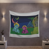 Crescent Bears Wall Tapestry