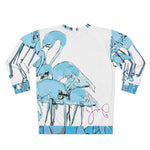 "Blue Flamingos" Unisex Sweatshirt