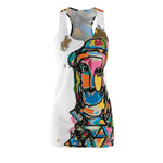 Fashionista in your step with Sklarsky's "Hipster Jesus" Women's Racerback Dress