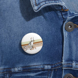 Capricorn Pin Buttons